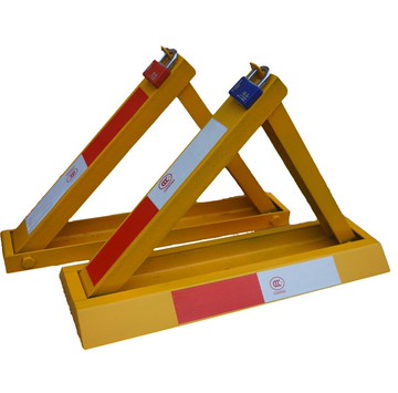 地鎖 槽鋼車位鎖地鎖加厚防撞地鎖防壓停車樁汽車停車位固定三角占位鎖 【CM5798】