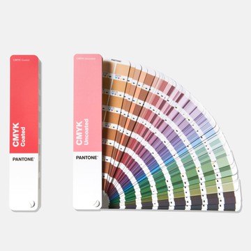 PANTONE 色票 CMYK指南 | 光面銅版紙 & 膠版紙( CMYK Guide | Coated & Uncoated ) 兩本入 /套 2021年版 GP5101C