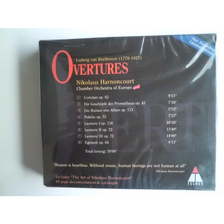 Beethoven   Overtures   Harnoncourt, Chamber Orchestra of Europe    CD