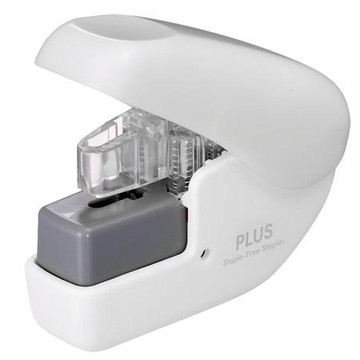 普樂士PLUS無針釘書機SL-104NB/白色