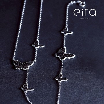 Eira Accessory 閃亮蝴蝶手鍊‧925純銀手鍊‧韓系 輕奢 蝴蝶 百搭 手鍊 手飾 CSL0009A