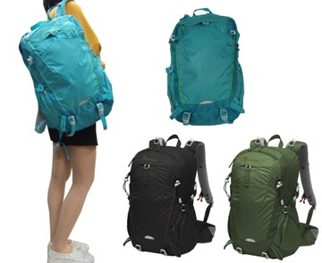 ~雪黛屋~Mountaintop 後背包中容量35L主袋+外袋共四層胸釦+安全哨附雨衣罩防水尼龍布MMPA6307