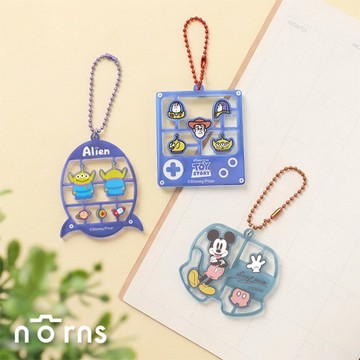 Norns精選卡通商品 迪士尼模型板風壓克力吊飾 Norns Original Design 玩具總動員 三眼怪 米奇 鑰匙圈包包掛飾