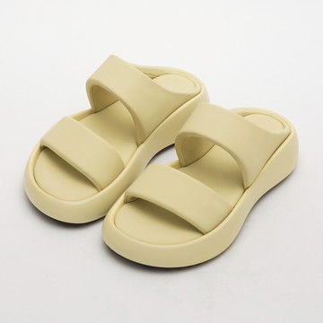 D+AF 夏日樂活．輕量波浪底啵啵Q軟拖鞋