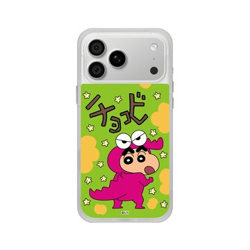 iPhone 18 Pro Max SolidX 霧透 - 蠟筆小新 Crayon Shinchan - 小新鱷魚阿山款