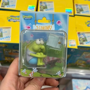 SPONGEBOB 海綿寶寶 比奇堡 心動圖鑑 盲盒 "隨機出貨" 磁吸 可愛擺件 小模型 共九款