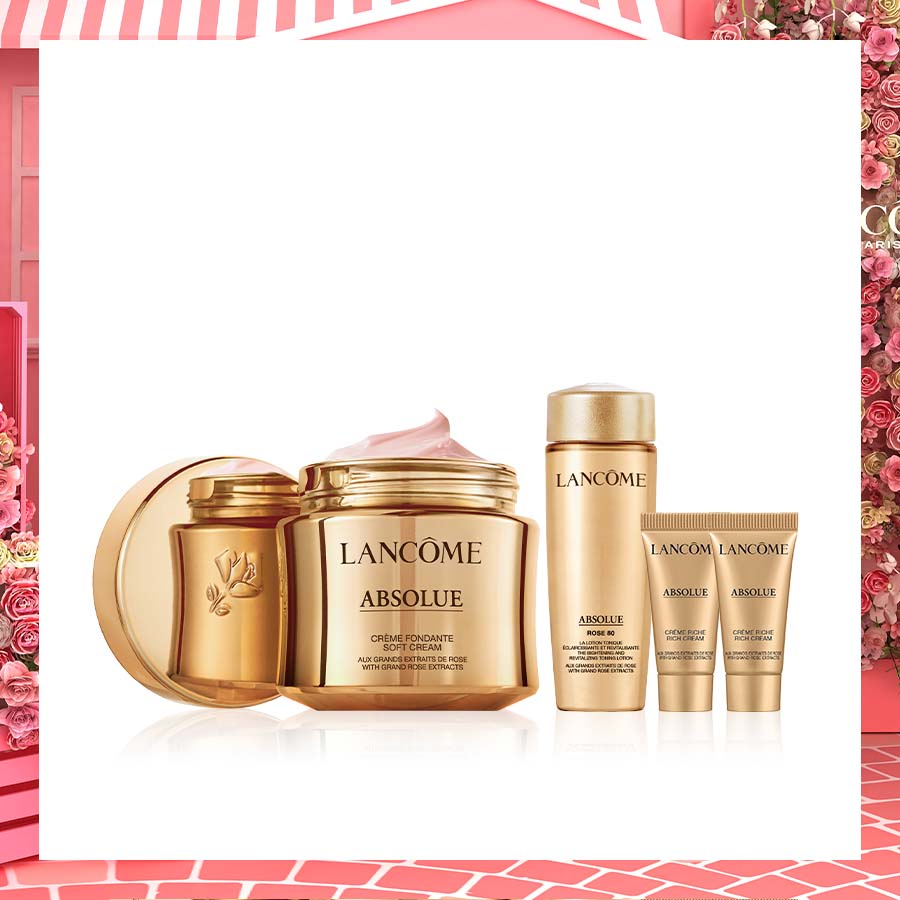 蘭蔻 Lancome 母親節特惠-官網獨家玫瑰霜新客組 (價值$9,565元) [特惠組]