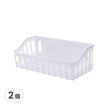 優質免釘無痕多用收納置物盒 大容量儲存空間 超耐重強力無痕貼  顏色隨機  2個