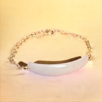 【願‧無事】冰種無事牌手鍊14K包金 | 天然緬甸A貨翡翠 | 送禮