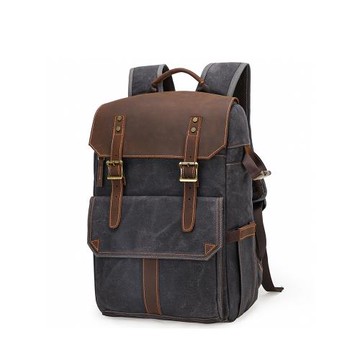 新款歐美攝影包雙肩戶外防水大容量數碼微單反相機包復古休閑背包