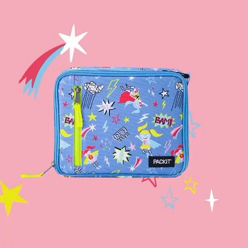 【5月精選商品】美國【PACKiT】冰酷 4.5L 經典冷藏袋(飛天小超人