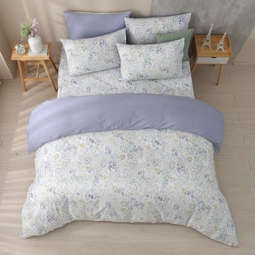 鴻宇 HongYew - 雙人加大床包枕套組 100%精梳棉 純棉-莫蒂卡