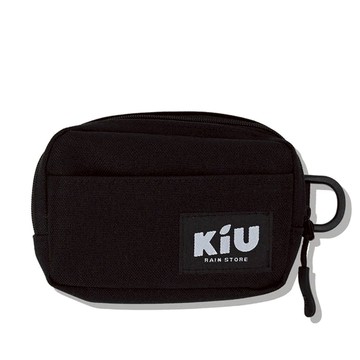 日本KiU 292-900 黑色 戶外活動必備~快速取物, D型環, 防水收納袋/鑰匙包