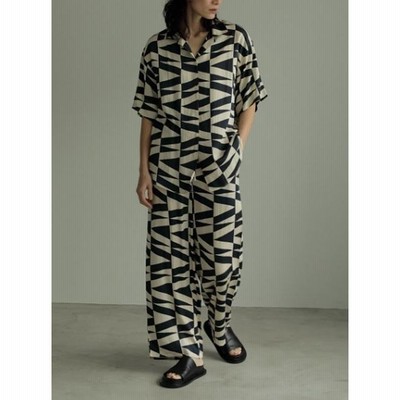 anuke アンヌーク Geometric Satin Pants 24春夏予約 62410711