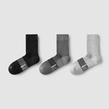 冰絲透氣中筒襪男士吸汗防臭夏季黑色運動薄襪子【木屋雜貨】