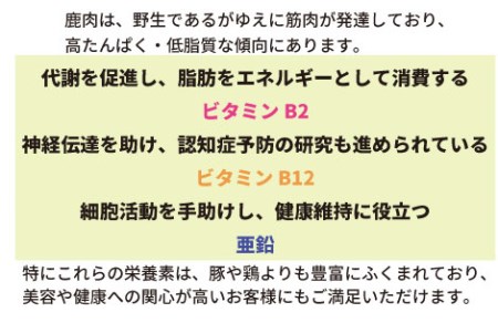 森のジビエ 鹿肉しゃぶしゃぶ用 600g A-JJ-A16A