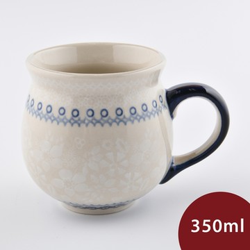 波蘭陶 雪藏逸夢系列 胖胖杯 350ml 波蘭手工製