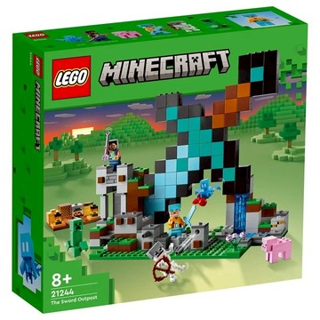 [樂享積木] [已停產沒貨] LEGO 21244 鑽石劍基地 Minecraft系列