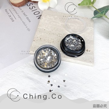 台灣現貨 免運 愛心亮片 愛心飾品 美甲飾品 美甲裝飾 亮片飾品 美甲材料 Ching co 青可