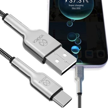 其他保護鏡 VOORCA 酒杯3D雙色鋅合金充電傳輸線 Usb to Type C-1.5M-2入
