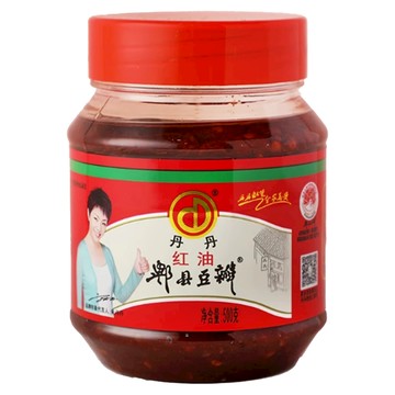 Dandan 丹丹 紅油郫縣豆瓣醬 500g 傳統工藝釀造 香辣夠味 提升料理風味  1罐