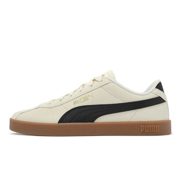 Puma 休閒鞋 Club II 男鞋 女鞋 米白 黑 膠底 麂皮 燙金 復古 情侶鞋 39744407