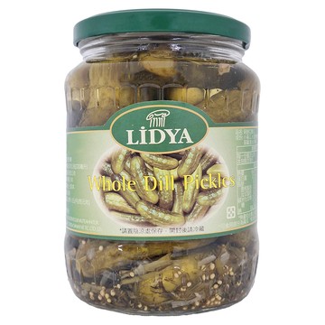 LIDYA 莉迪亞 蒔蘿醋漬酸瓜 670公克 360公克固形量 土耳其原產  720ml  1罐