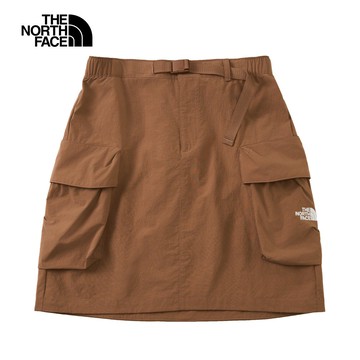 The North Face北面女款棕色WindWall防風短裙｜8C106IH