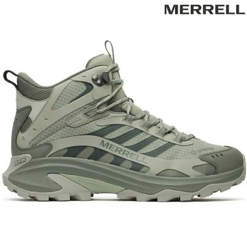 Merrell Moab Speed 2 MID GORE-TEX 男款 防水中筒登山鞋 ML00003461 鼠尾草綠