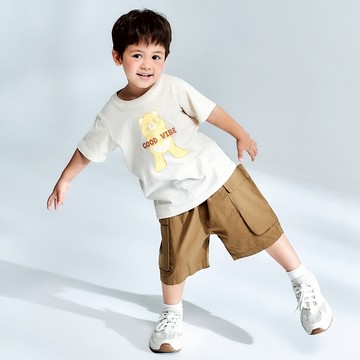 CC.DAILY-造型口袋寬鬆短褲-童【J3CO013】