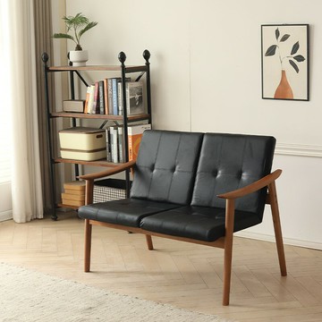 公司貨 附發票 免運 實木意式設計師沙發椅休閑椅陽臺現代簡約客廳洽談單人新款輕奢 快速發貨