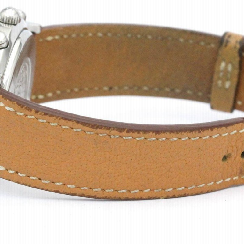 HERMES】エルメス クリッパー クロノグラフ ステンレススチール