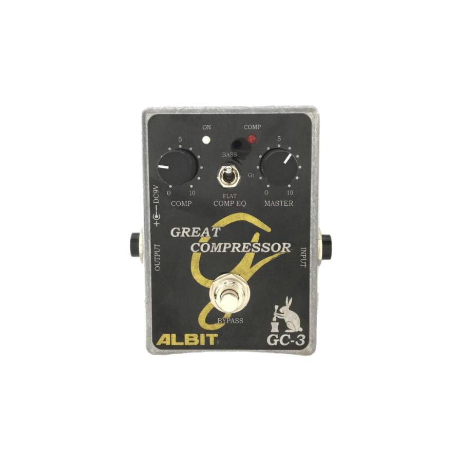 ALBIT◆GC-3 GREAT COMPRESSOR コンプレッサー 本体のみ DC9V- 9V電池 エフェクター