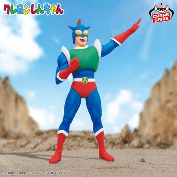 🌀日版客🌀 日版 蠟筆小新 BANPRESTO 動感超人 動感假面 約29cm 景品 公仔