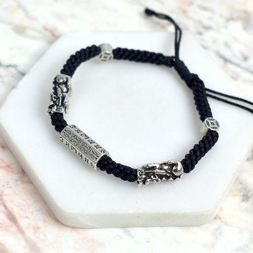 貔貅手鍊 六字真言可調式手環【NA528】