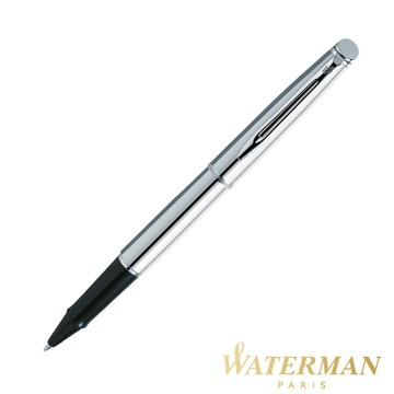 WATERMAN 雋雅系列 亮鉻白夾 鋼珠筆
