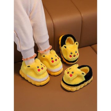 2024新款兒童棉拖鞋男童冬季保暖中大童女童小孩男孩寶寶包跟棉鞋