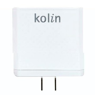 Kolin 歌林 2.4A + Tape-C充電器  KEX-DLAU16  1個