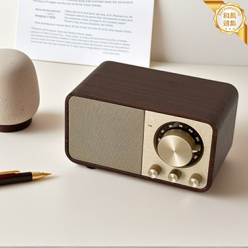 【復古高音質】藍牙音箱 小音響 木質音箱 低音炮 收音機 插卡音響 大音量便攜 家用桌面 戶外露營 送禮佳品