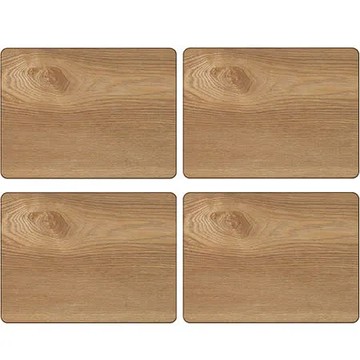 《Creative Tops》木紋餐墊4入(淺棕29cm) | 桌墊 杯墊