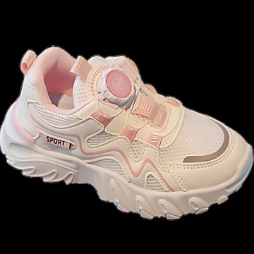 Neulpoom 國際 兒童旋鈕運動風運動鞋  粉色  200