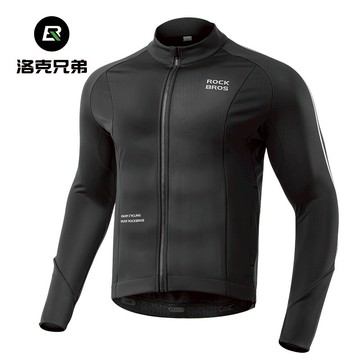 ROCKBROS洛克兄弟旗艦店 冬季騎行服 騎行外套 騎行服男 防風抓绒保暖外套 騎行长袖 公路車騎行服 山地車騎行服