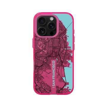 iPhone 16 Pro Clear 粉漾桃 - JOCR - San Francisco (Black Logo)