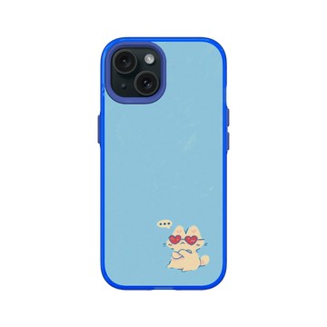 iPhone 15 Clear 激光藍 - Jazlynn - 酷貓咪