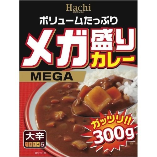 ハチ食品 メガ盛りカレー 大辛 300g×20入