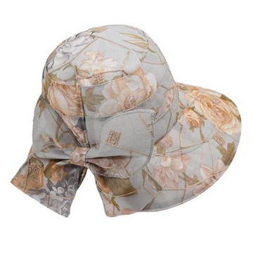 【巴黎精品】現貨+預購 防曬帽漁夫帽遮陽帽大帽簷戶外登山帽透氣-碎花蝴蝶結女帽子4色a1jg15