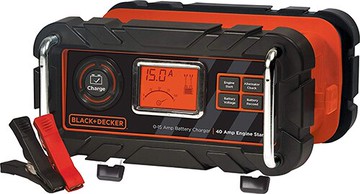 BLACK +DECKER【美國代購】百工 自動電瓶充電器12V/15 A BC15BD