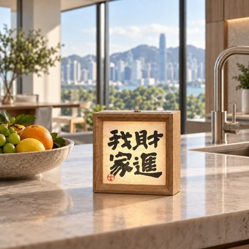 熱銷 No.1【財進我家】全客製 / 書法燈箱 / 入厝必備 / 美滿幸福