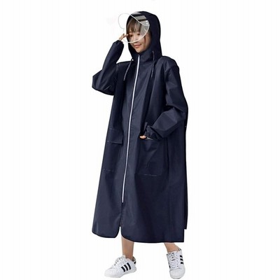 レインコート レディース 二重つば Innosinpo最新版 ポケットあり おしゃれ レインポンチョ メンズ かっぱ レインウェア 通販 Lineポイント最大get Lineショッピング