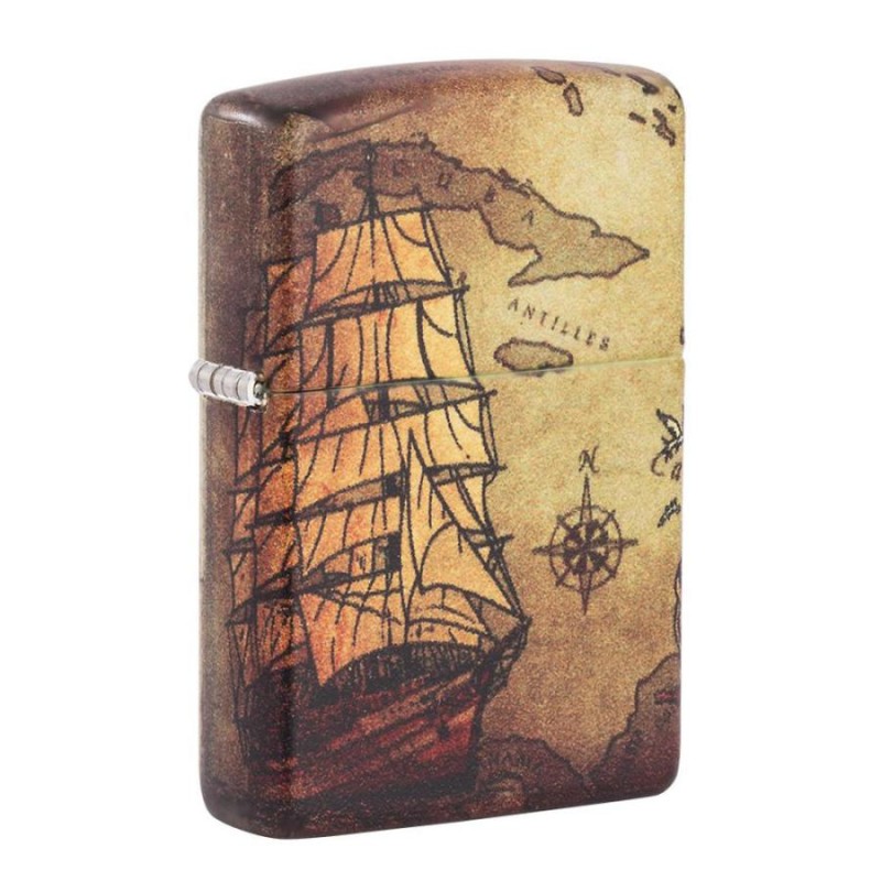 zippo ジッポー オイルライター アメリカ加工 パイレーツシップ 海賊船